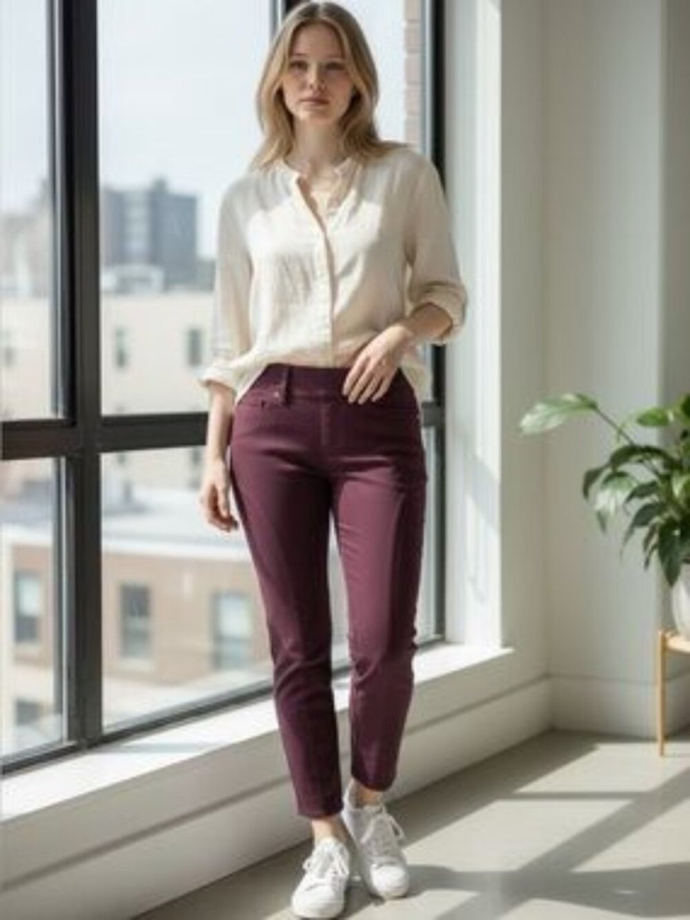 Jeaniologie  Slim  Shape  High-Rise Pull-On Jeggings